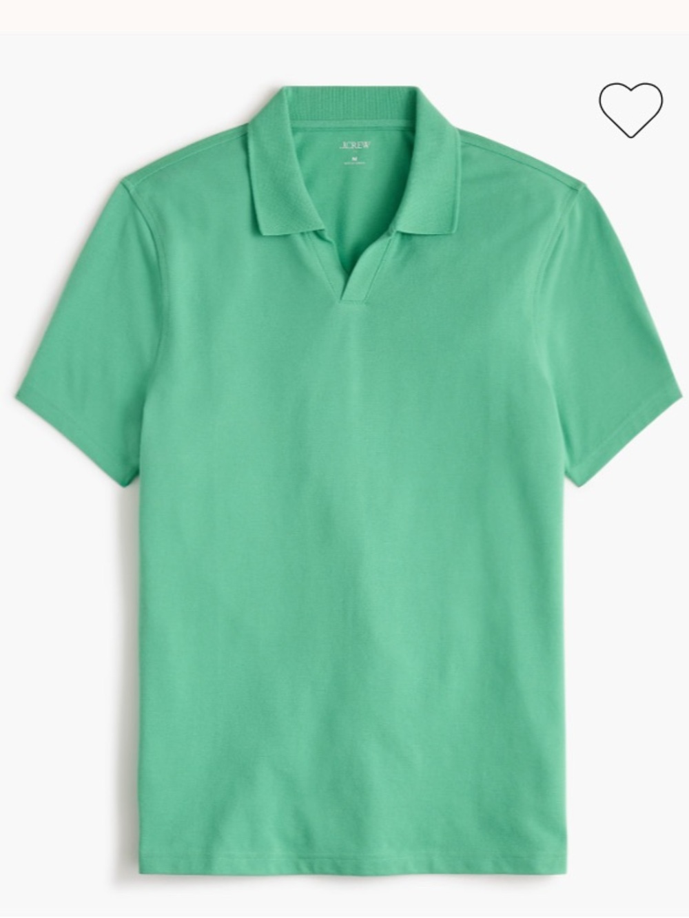 Flex piqué johnny-collar polo shirt